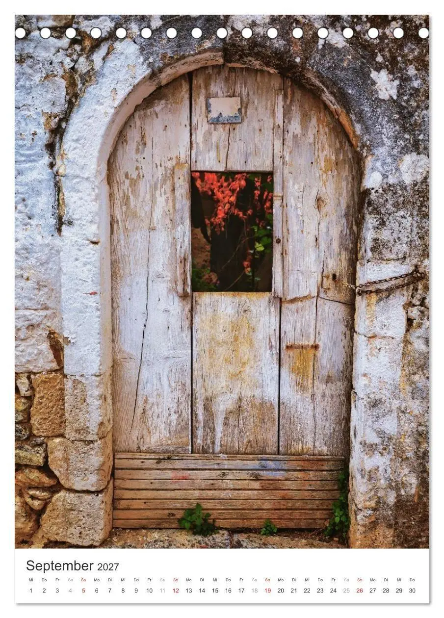 Bild: 9783516750218 | Kreta, deine Türen (Tischkalender 2027 DIN A5 hoch), CALVENDO...