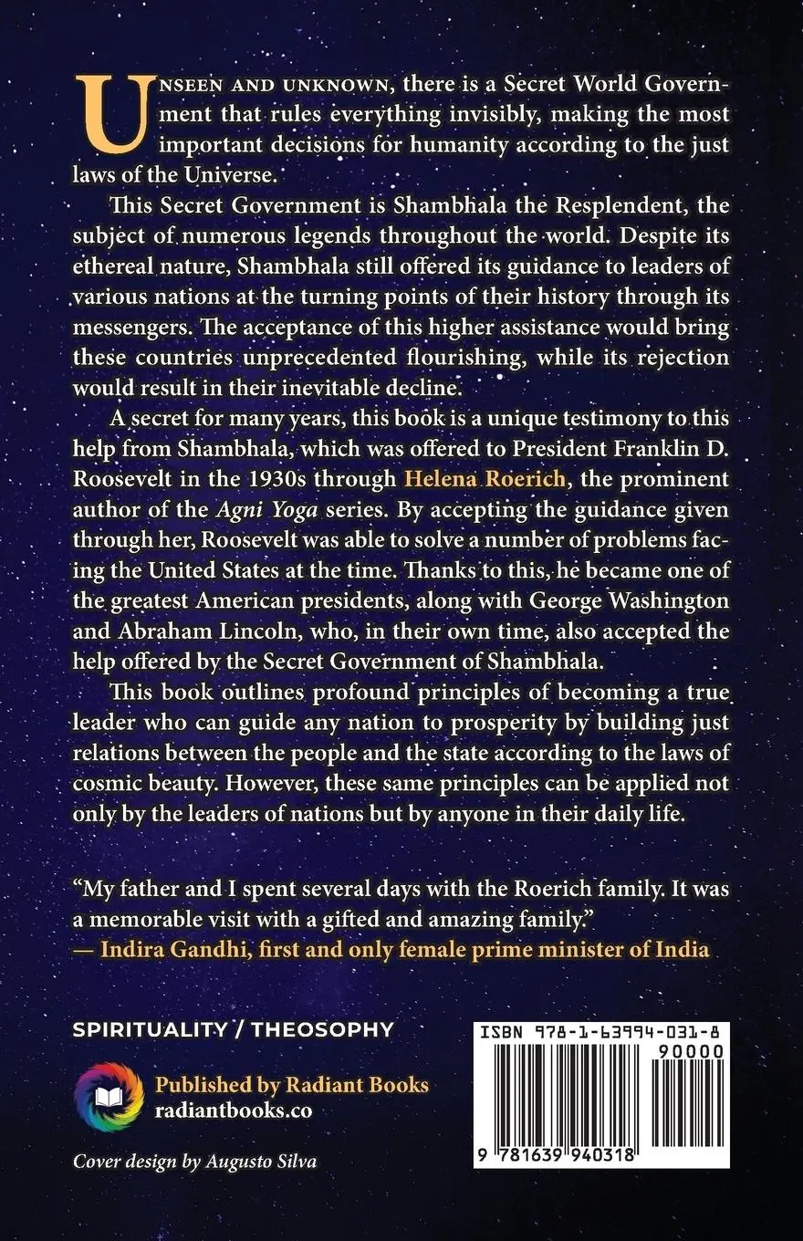 Rückseite: 9781639940318 | The Secret World Government | Cosmic Guidance for the Leader | Roerich