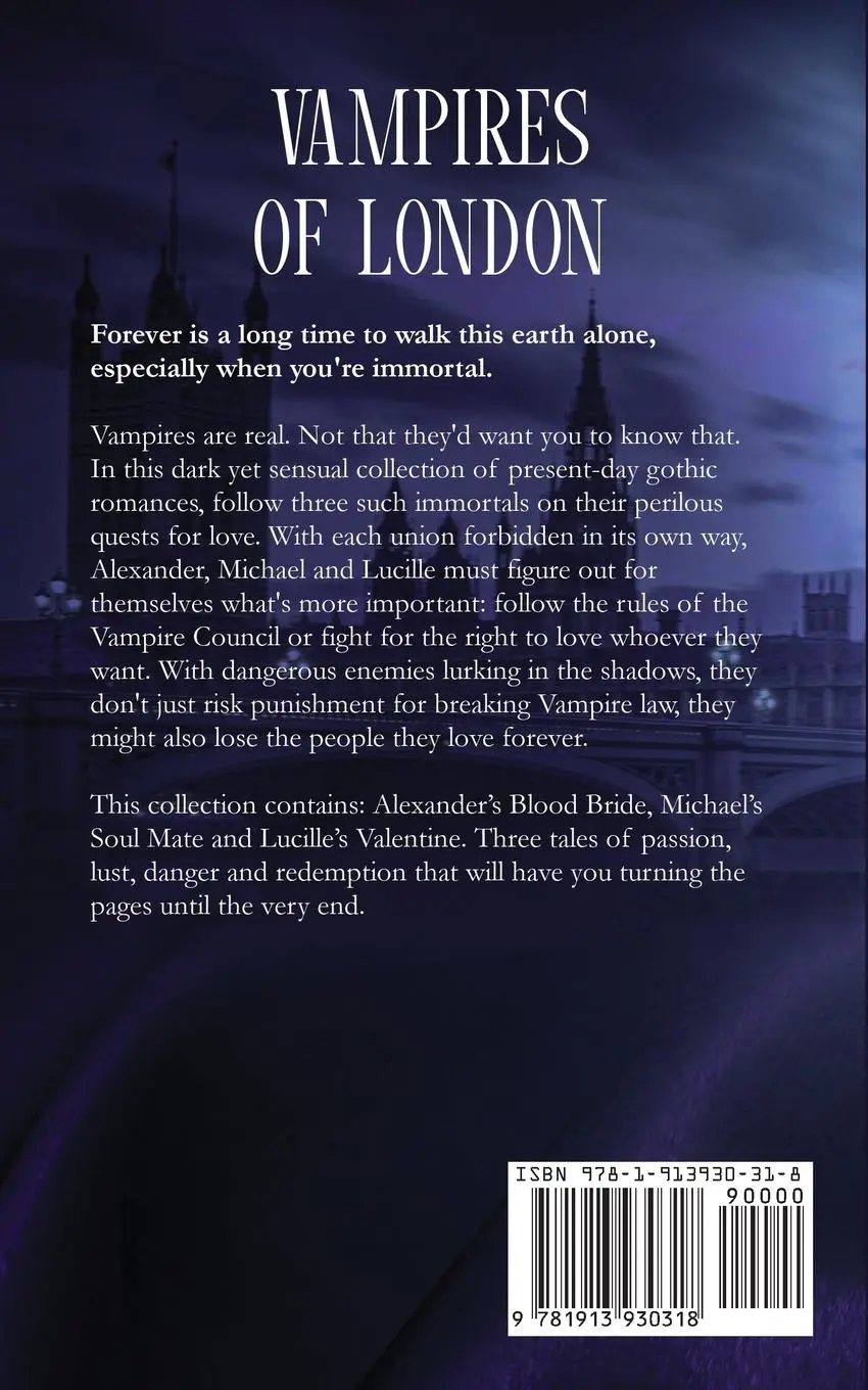 Rückseite: 9781913930318 | Vampires of London | Books 1-3 | Lorelei Moone | Taschenbuch | 2020