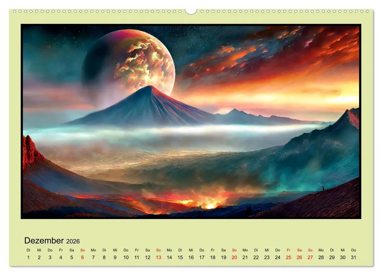 Bild: 9783457410318 | Der Zauber fremder Welten (Wandkalender 2026 DIN A2 quer), CALVENDO...