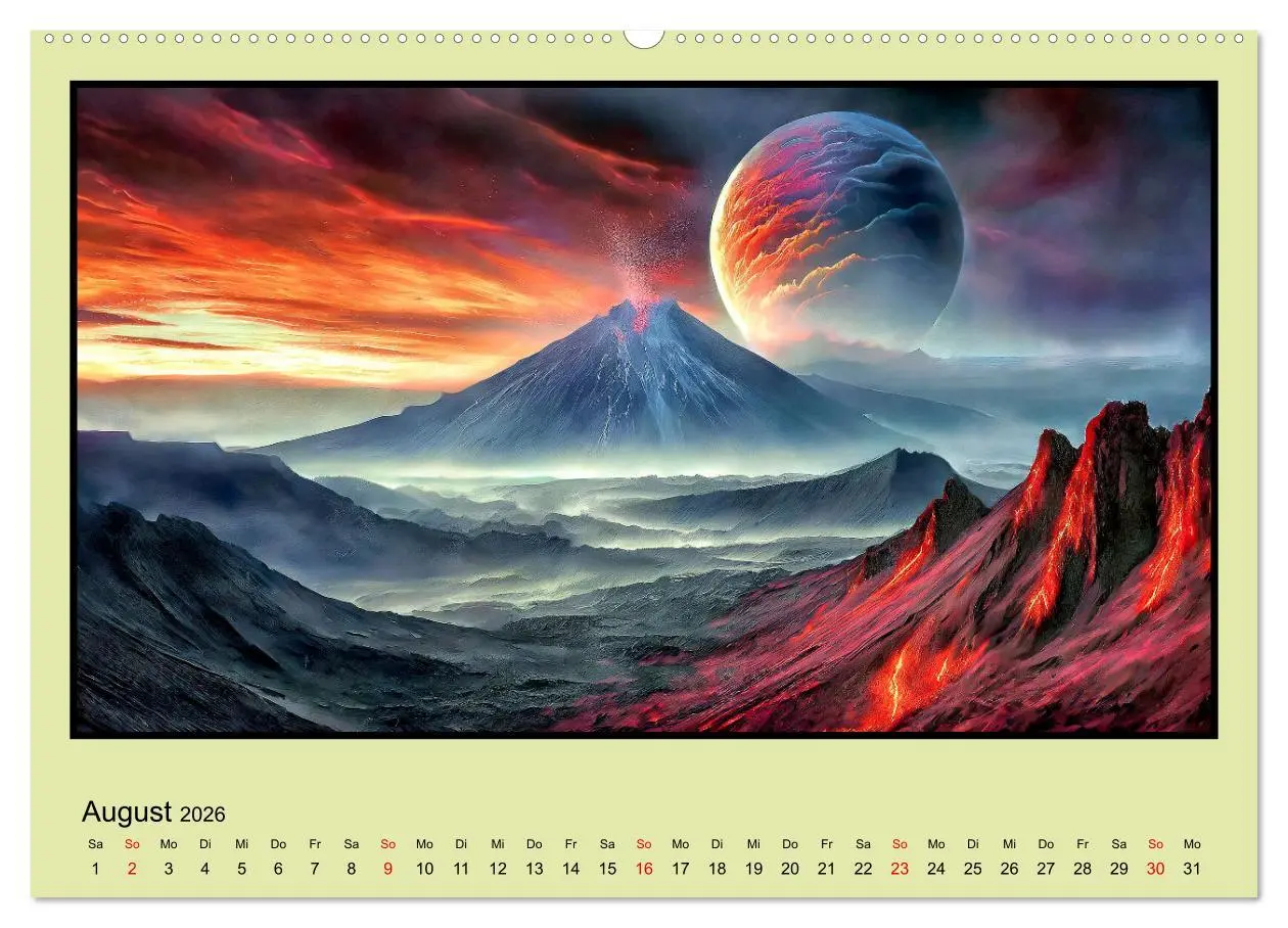 Bild: 9783457410318 | Der Zauber fremder Welten (Wandkalender 2026 DIN A2 quer), CALVENDO...