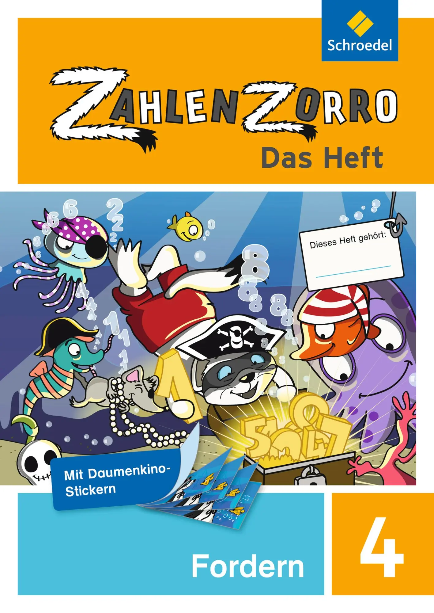 Cover: 9783507140318 | Zahlenzorro - Das Heft. Forderheft 4 | Katrin Klöckner | Broschüre Cover: 9783507140318 | Zahlenzorro - Das Heft. Forderheft 4 | Katrin Klöckner | Broschüre
