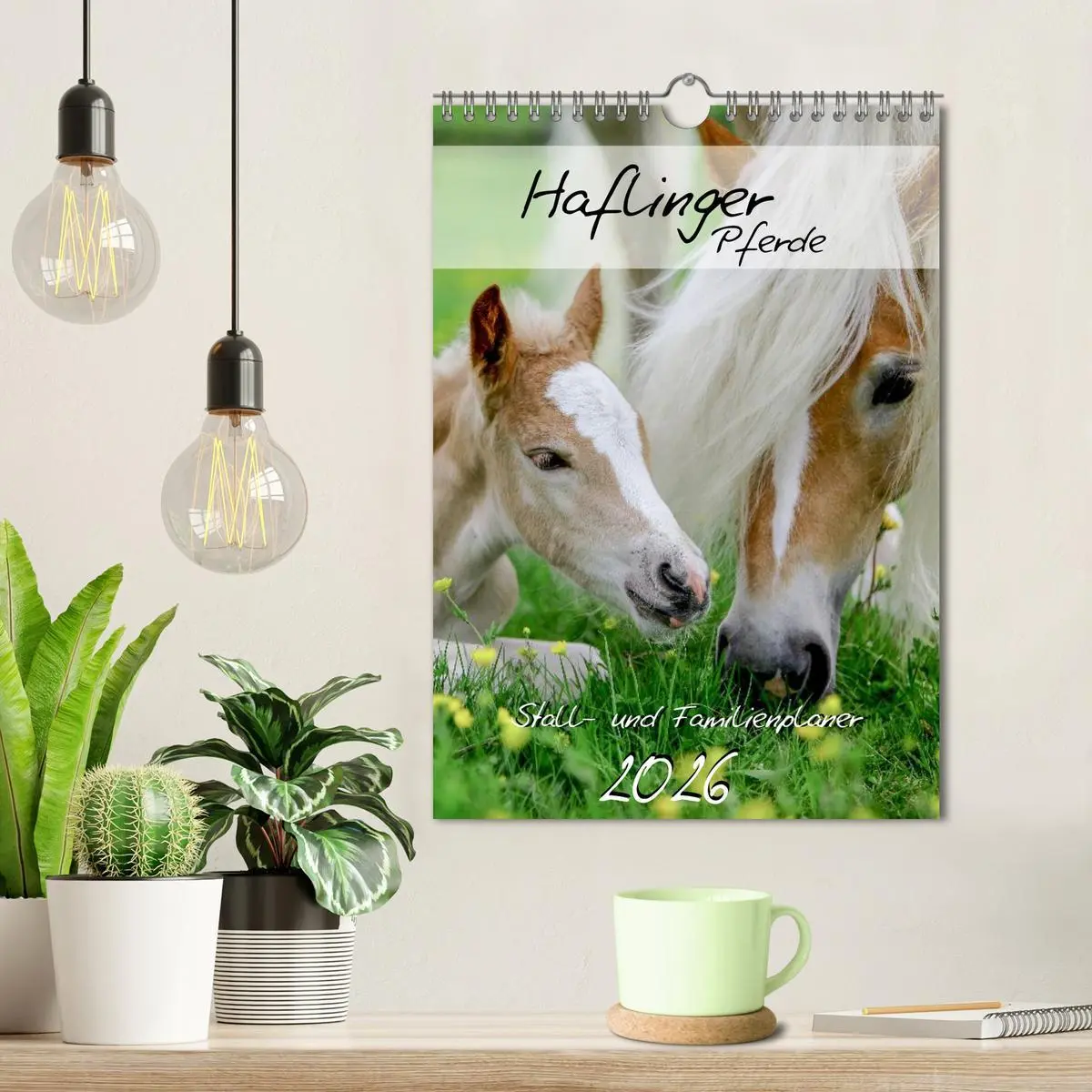 Bild: 9783516430318 | Haflinger Pferde - Stall- und Familienplaner 2026 (Wandkalender...