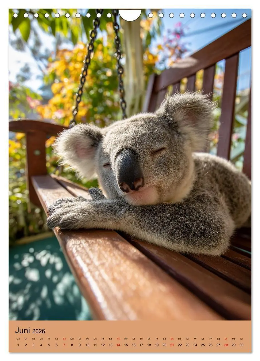 Bild: 9783516670318 | Workaholic - Mach mal Pause und chill wie ein Koala (Wandkalender...