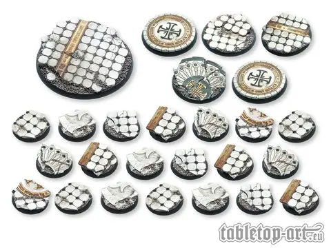 Cover: 610098490418 | Ruins of Sanctuary Bases - Starter DEAL Round (20-5-1) | Tabletop-Art