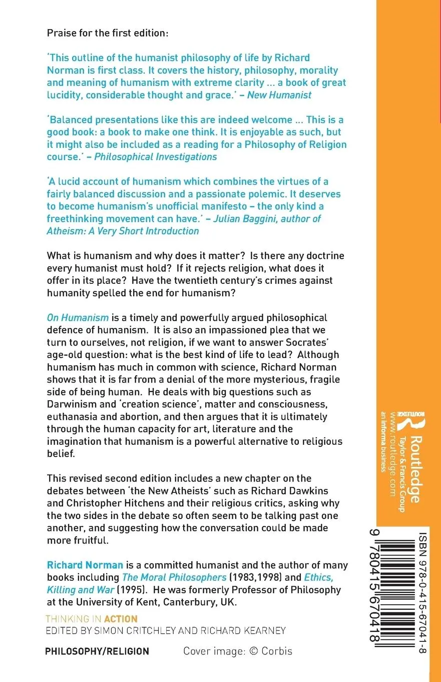 Rückseite: 9780415670418 | On Humanism | Richard Norman | Taschenbuch | Englisch | 2012