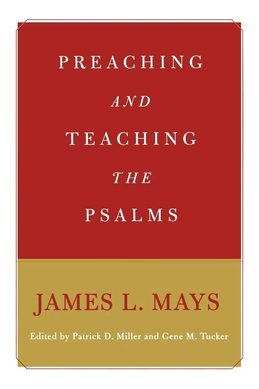 Cover: 9780664230418 | Preaching and Teaching the Psalms | Mays | Taschenbuch | Englisch