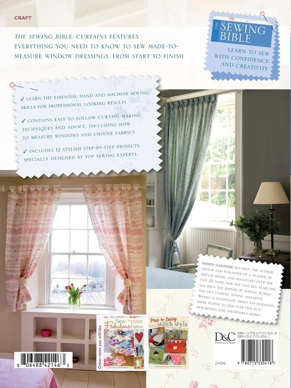Rückseite: 9780715330418 | Curtains | Wendy Gardiner | Taschenbuch | Kartoniert / Broschiert