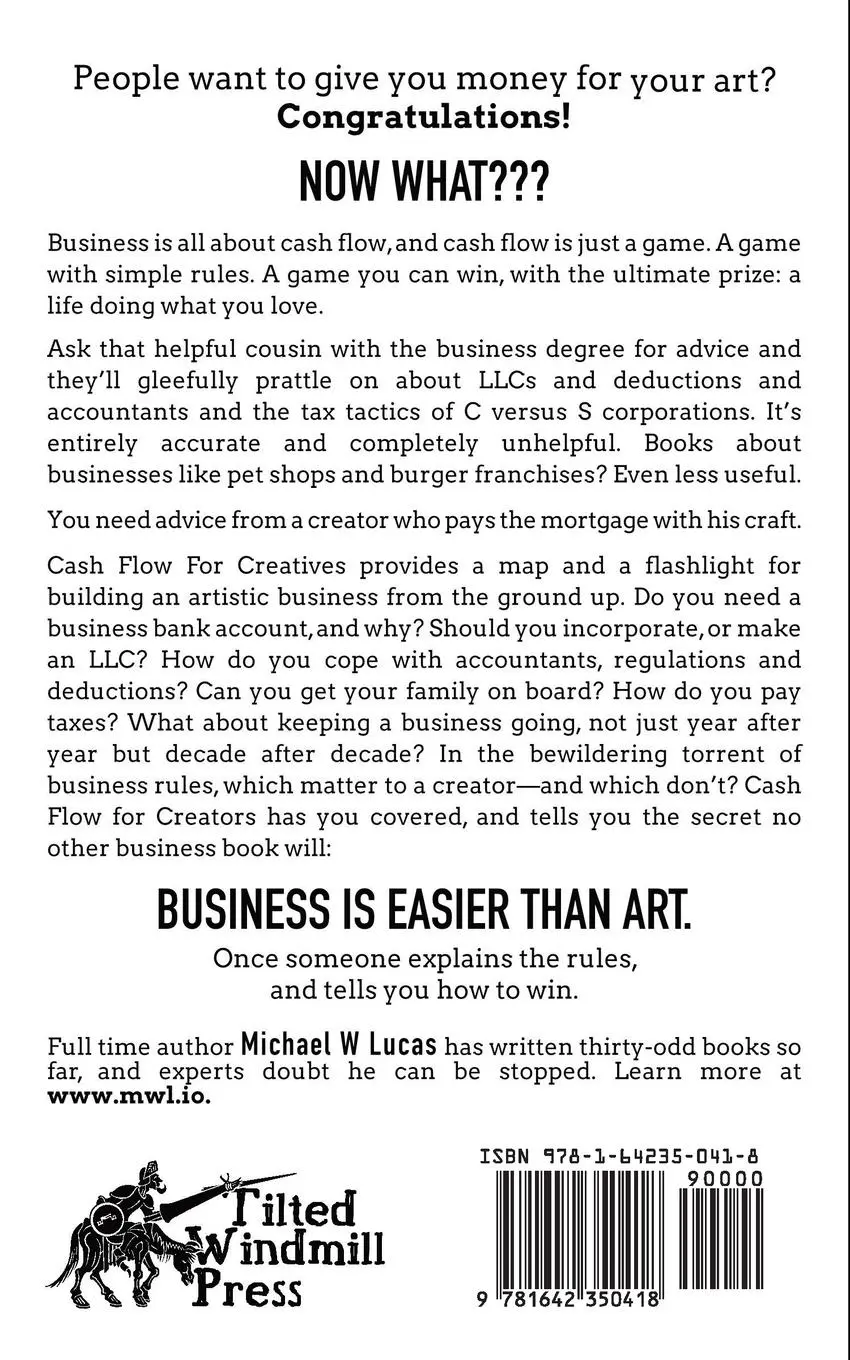 Rückseite: 9781642350418 | Cash Flow for Creators | How to Transform your Art into A Career