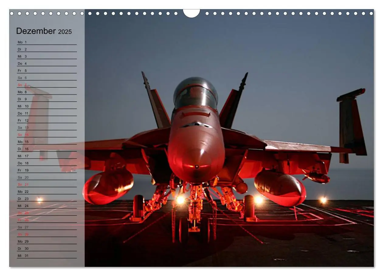 Bild: 9783435550418 | Kampfflugzeuge USA (Wandkalender 2025 DIN A3 quer), CALVENDO...