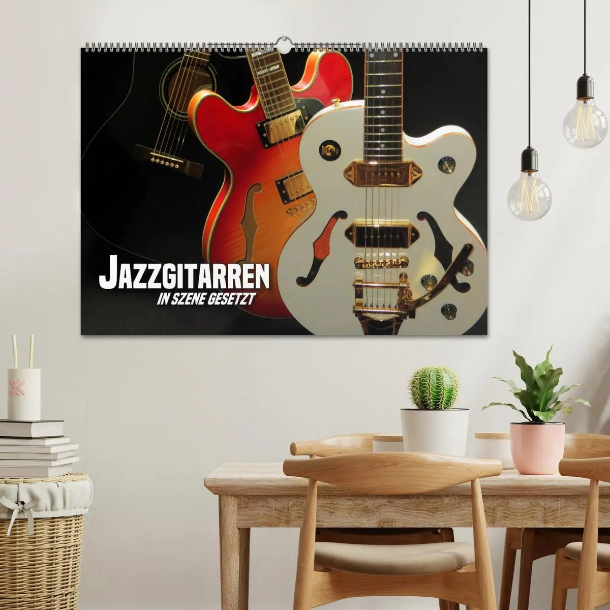 Bild: 9783457950418 | JAZZGITARREN in Szene gesetzt (Wandkalender 2026 DIN A2 quer),...