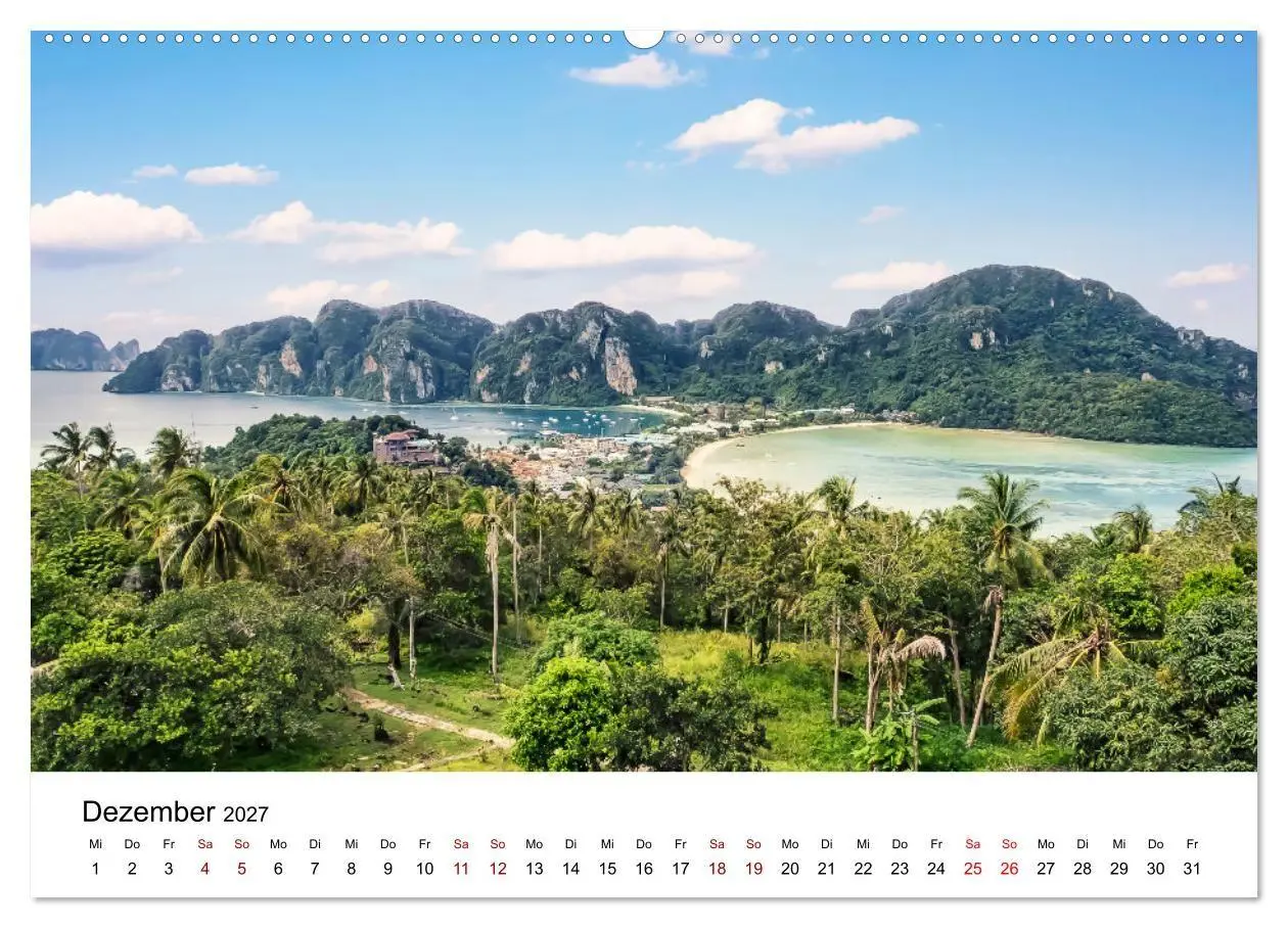Bild: 9783569510418 | Die schönsten Inseln Thailands (Wandkalender 2027 DIN A2 quer),...