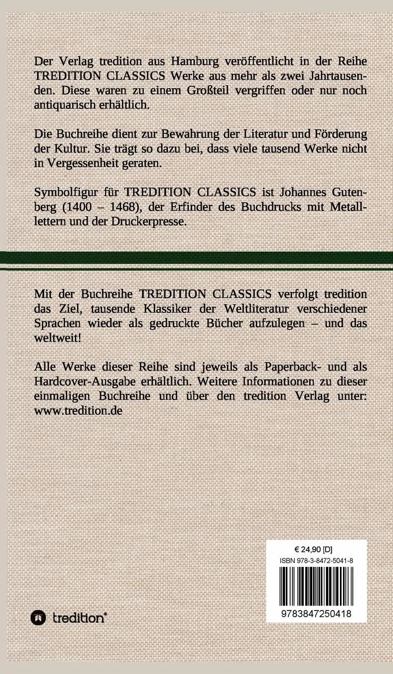 Rückseite: 9783847250418 | Sonntage eines Großstädters in der Natur | Curt Grottewitz | Buch