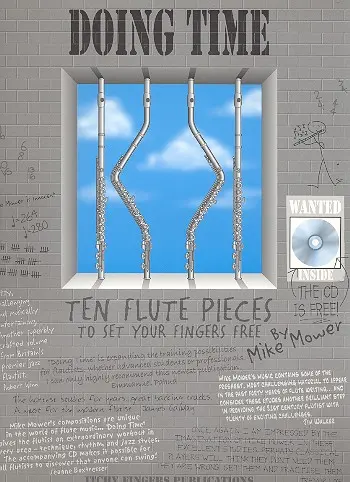 Cover: 9790708010418 | Doing Time | Ten Flute Pieces | Mike Mower | Buch + CD