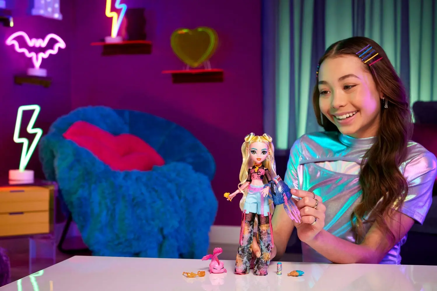 Bild: 194735230518 | Monster High Lagoona Puppe | Blister | HXH75 | 2024 | Mattel