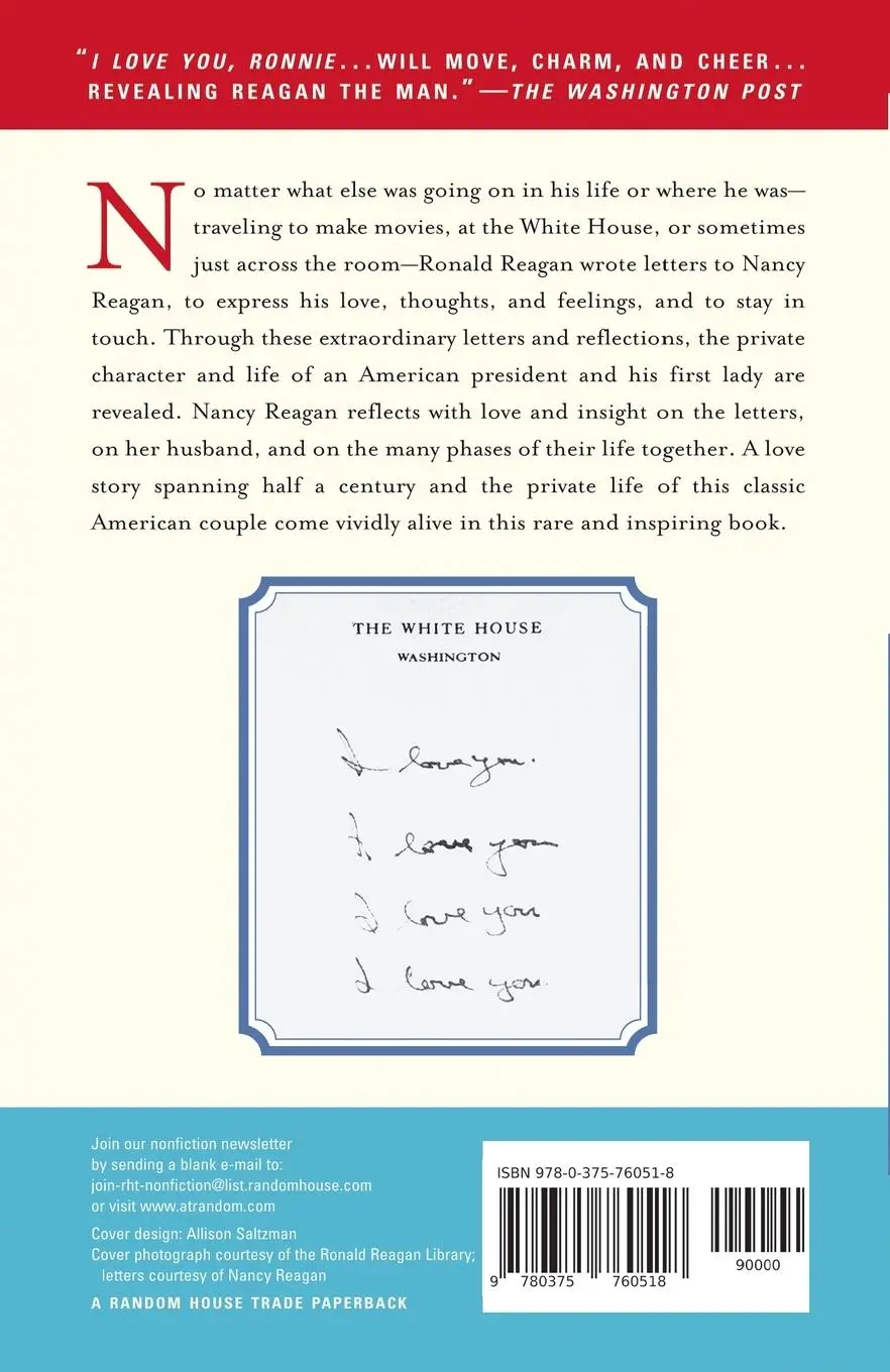 Rückseite: 9780375760518 | I Love You, Ronnie | The Letters of Ronald Reagan to Nancy Reagan