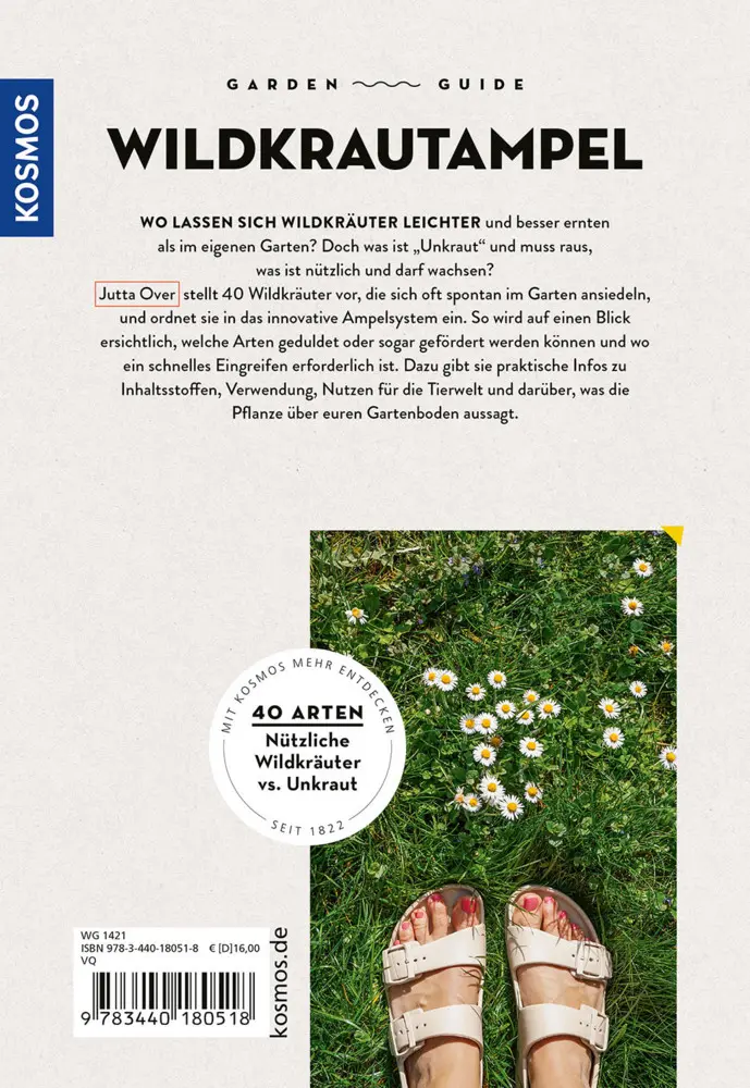 Rückseite: 9783440180518 | Garden Guide Wildkrautampel | Jutta Over | Taschenbuch | 144 S. | 2025