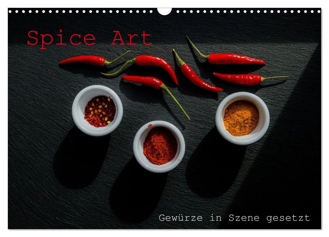 Cover: 9783457320518 | Spice Art - Gewürze in Szene gesetzt (Wandkalender 2026 DIN A3...