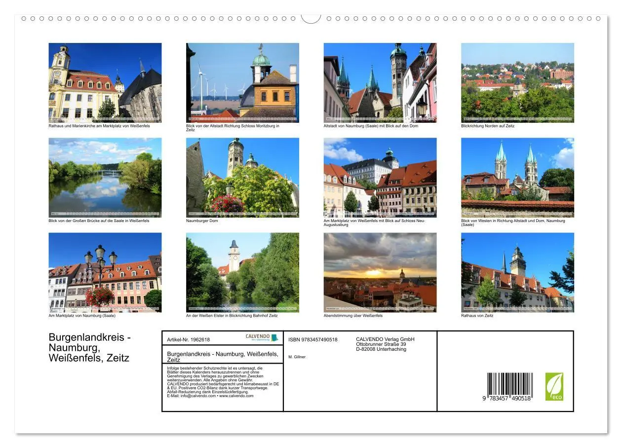 Bild: 9783457490518 | Burgenlandkreis - Naumburg, Weißenfels, Zeitz (hochwertiger Premium...