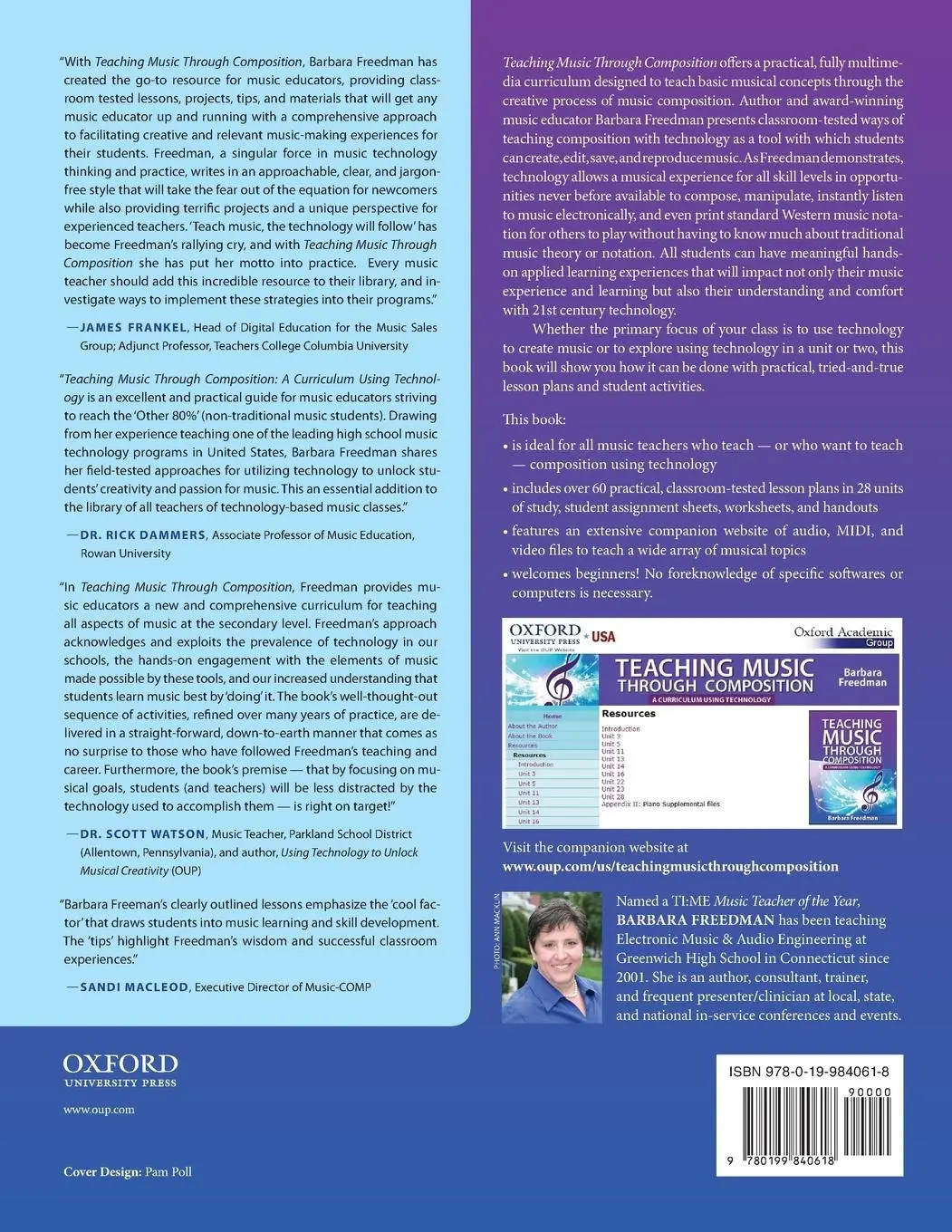 Rückseite: 9780199840618 | Teaching Music Through Composition | A Curriculum Using Technology