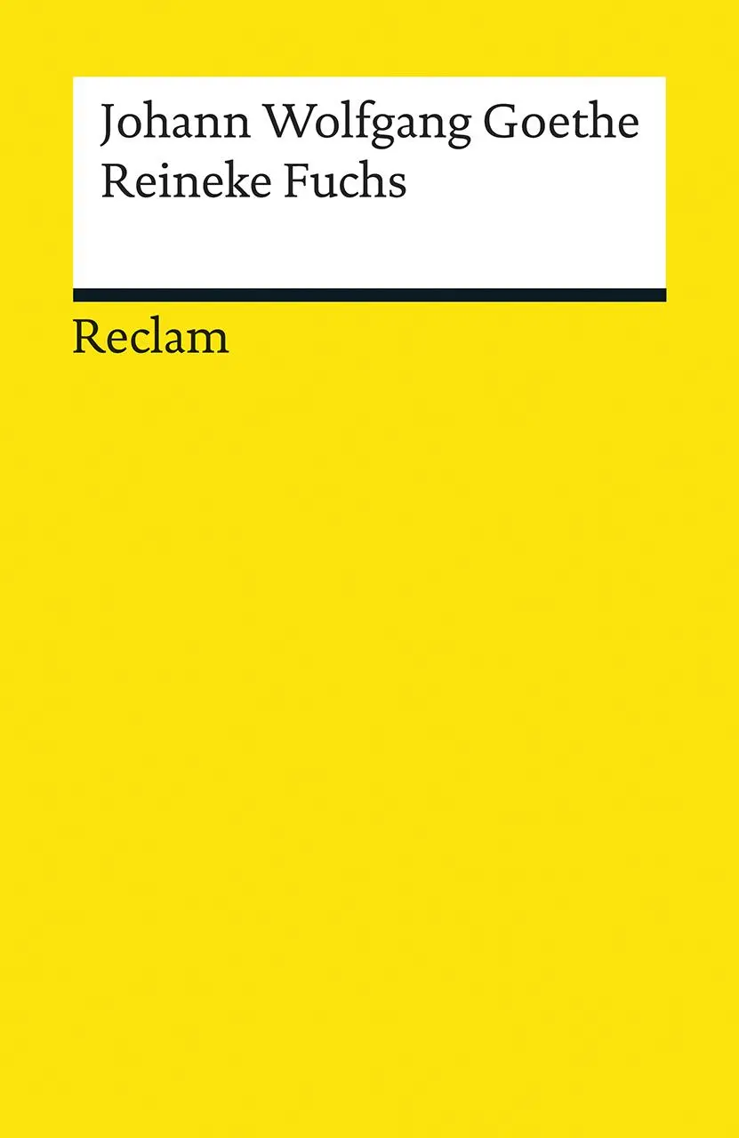 Cover: 9783150000618 | Reineke Fuchs | Johann Wolfgang Goethe | Taschenbuch | Broschiert
