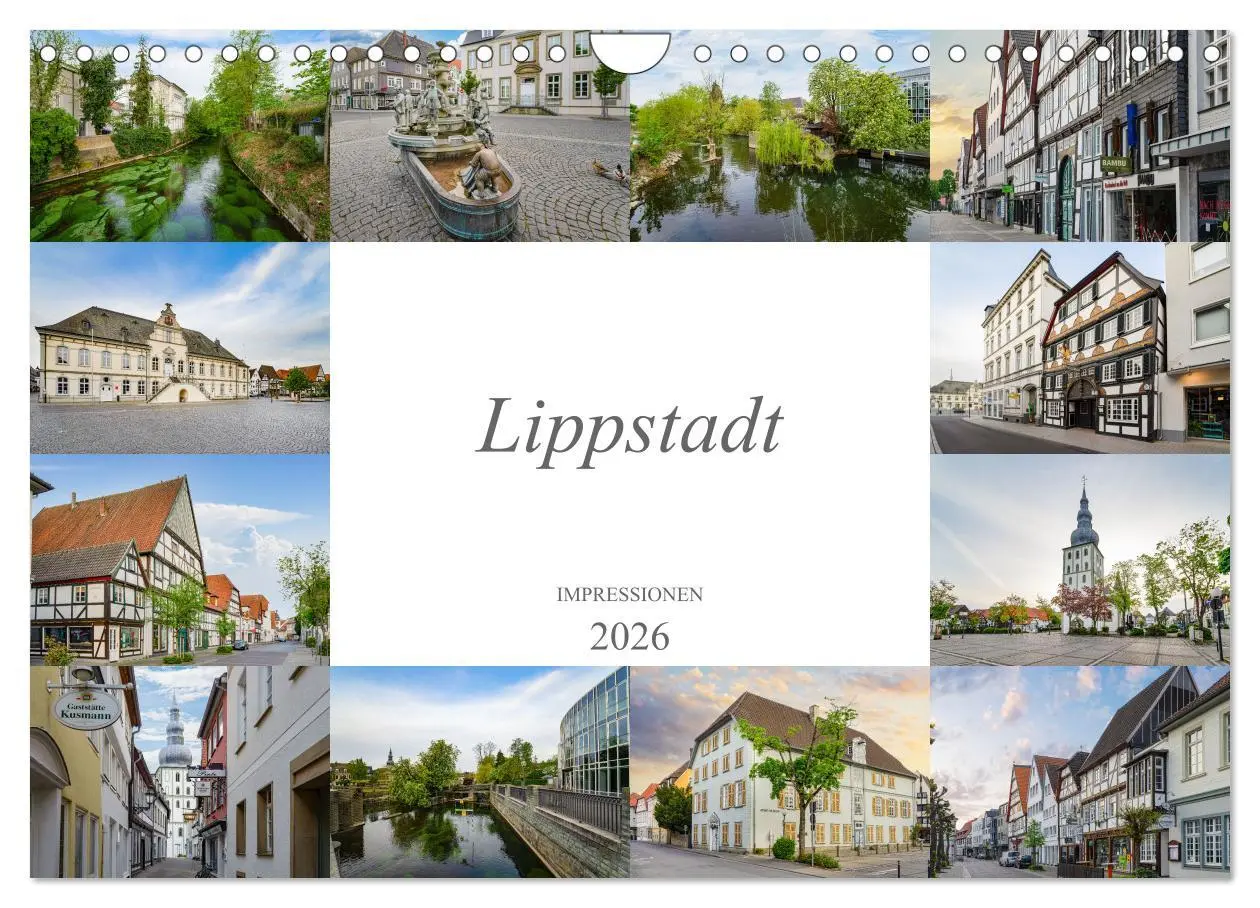 Cover: 9783457620618 | Lippstadt Impressionen (Wandkalender 2026 DIN A4 quer), CALVENDO...