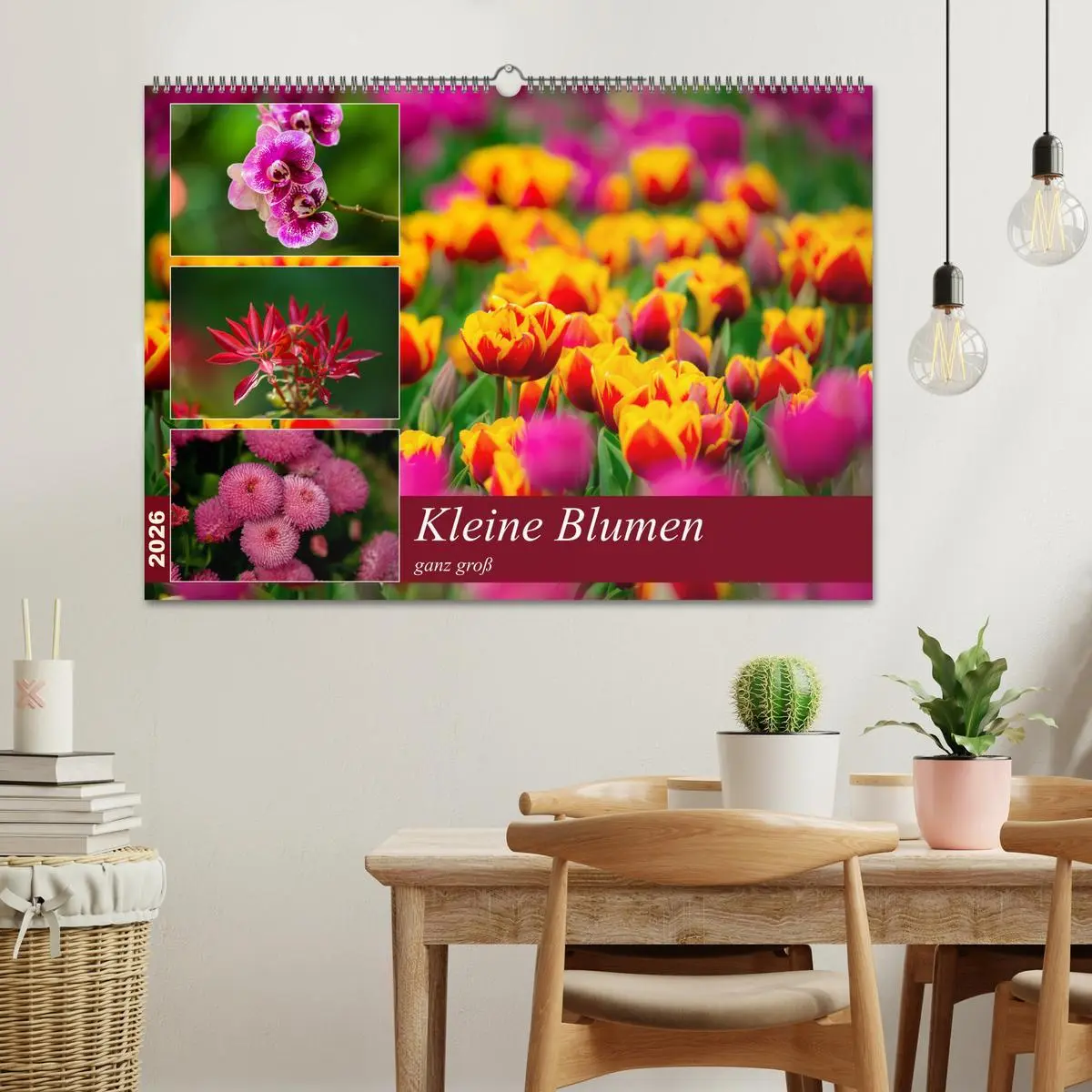 Bild: 9783457790618 | Kleine Blumen ganz groß (Wandkalender 2026 DIN A2 quer), CALVENDO...
