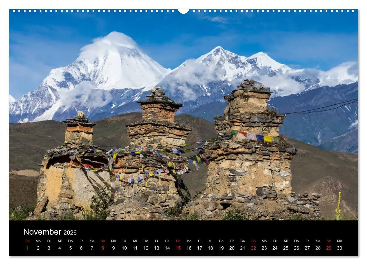 Bild: 9783516020618 | MUSTANG - das verborgene Königreich im Himalaya (Wandkalender 2026...