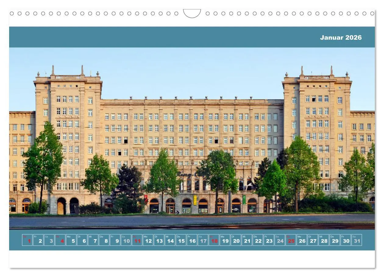 Bild: 9783516190618 | Leipzig Fassade 2026 (Wandkalender 2026 DIN A3 quer), CALVENDO...