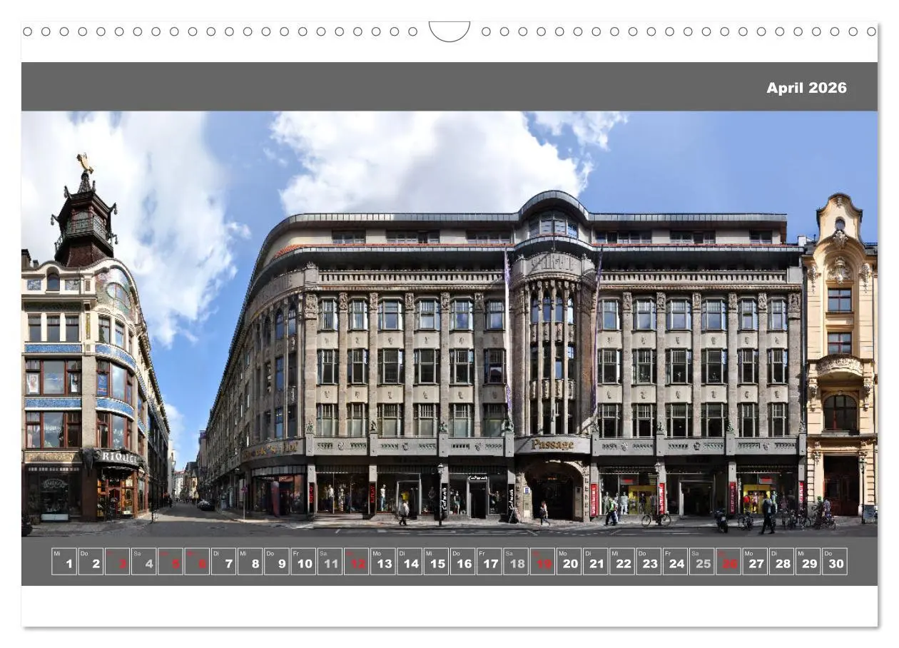 Bild: 9783516190618 | Leipzig Fassade 2026 (Wandkalender 2026 DIN A3 quer), CALVENDO...