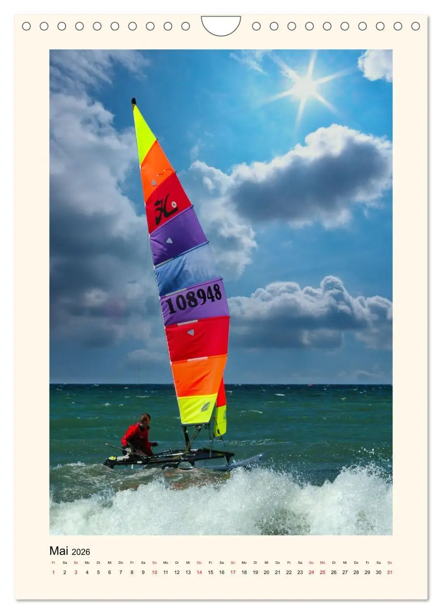 Bild: 9783516260618 | Spektakuläres Segeln (Wandkalender 2026 DIN A4 hoch), CALVENDO...