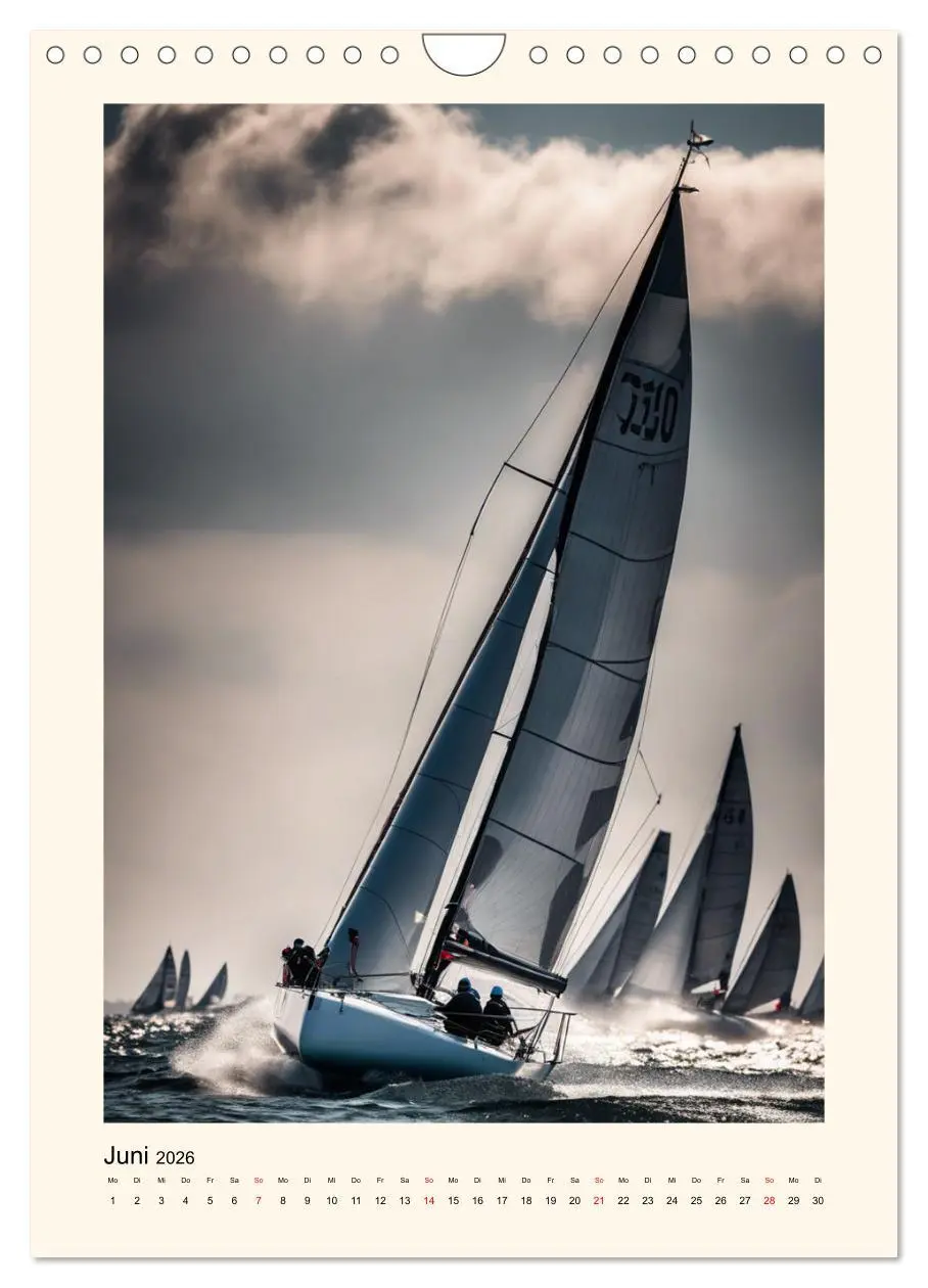 Bild: 9783516260618 | Spektakuläres Segeln (Wandkalender 2026 DIN A4 hoch), CALVENDO...