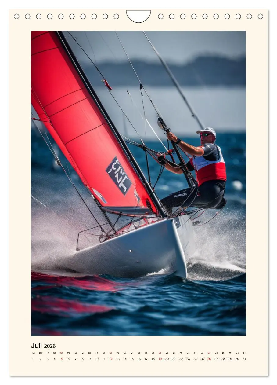 Bild: 9783516260618 | Spektakuläres Segeln (Wandkalender 2026 DIN A4 hoch), CALVENDO...