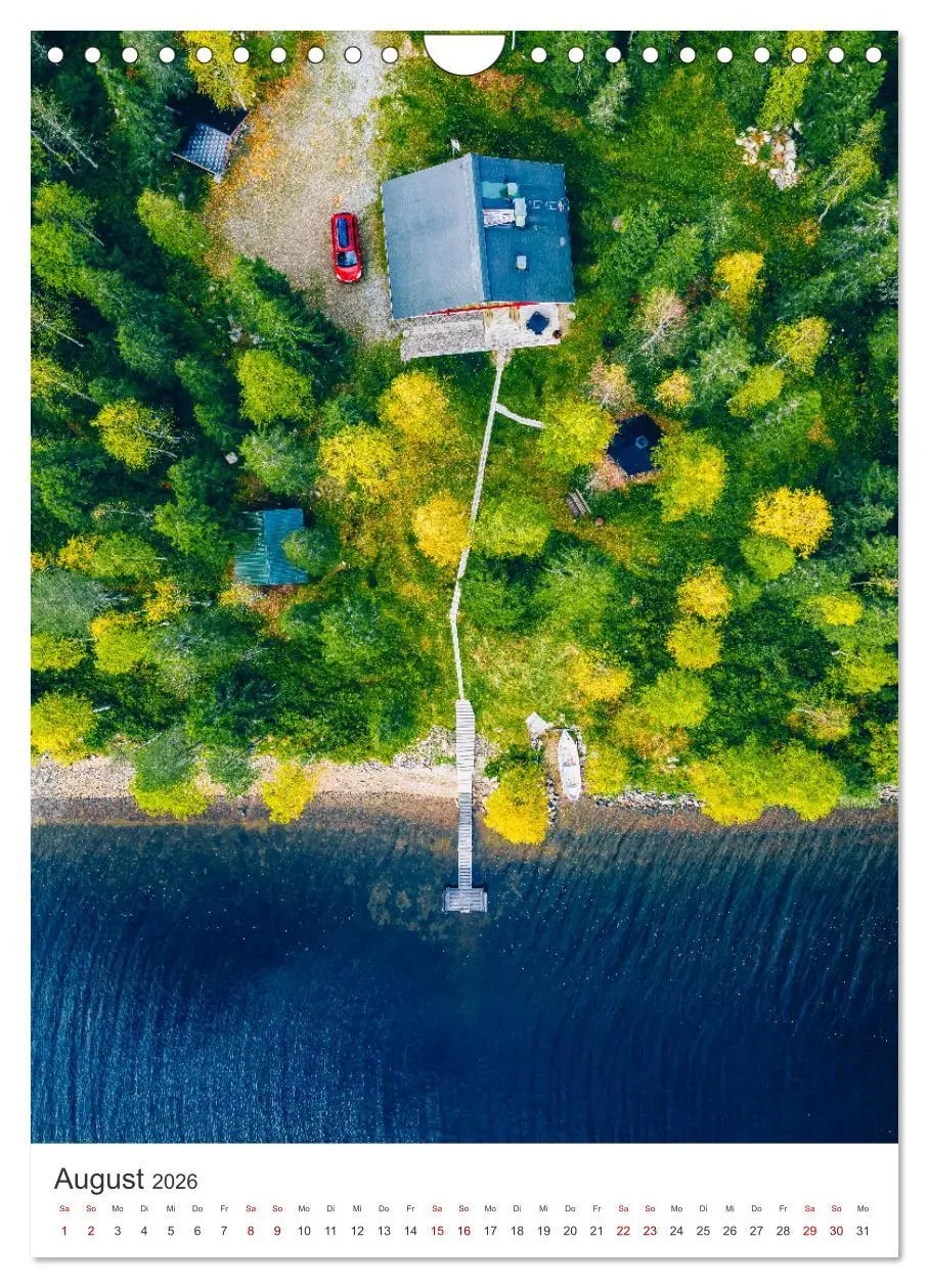 Bild: 9783516330618 | Traumparadies Schweden (Wandkalender 2026 DIN A4 hoch), CALVENDO...