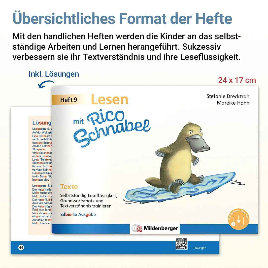 Bild: 9783619220618 | Lesen mit Rico Schnabel, Heft 8: Texte - silbierte Ausgabe | Broschüre