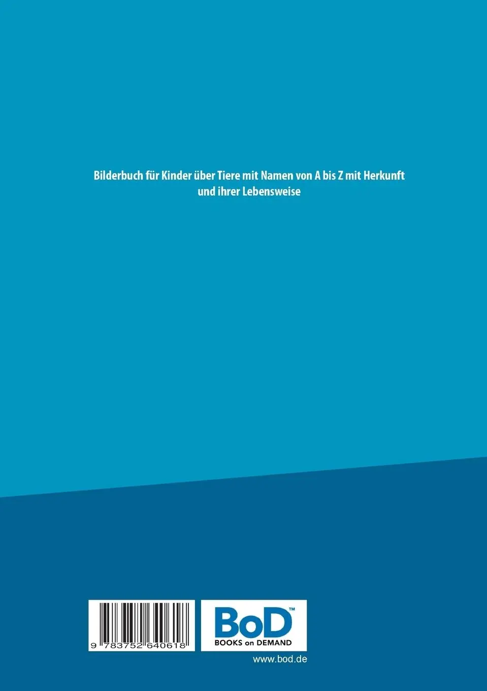 Rückseite: 9783752640618 | Rainer erzählt Euch, wo all diese Tiere leben | Gisela Paprotny | Buch