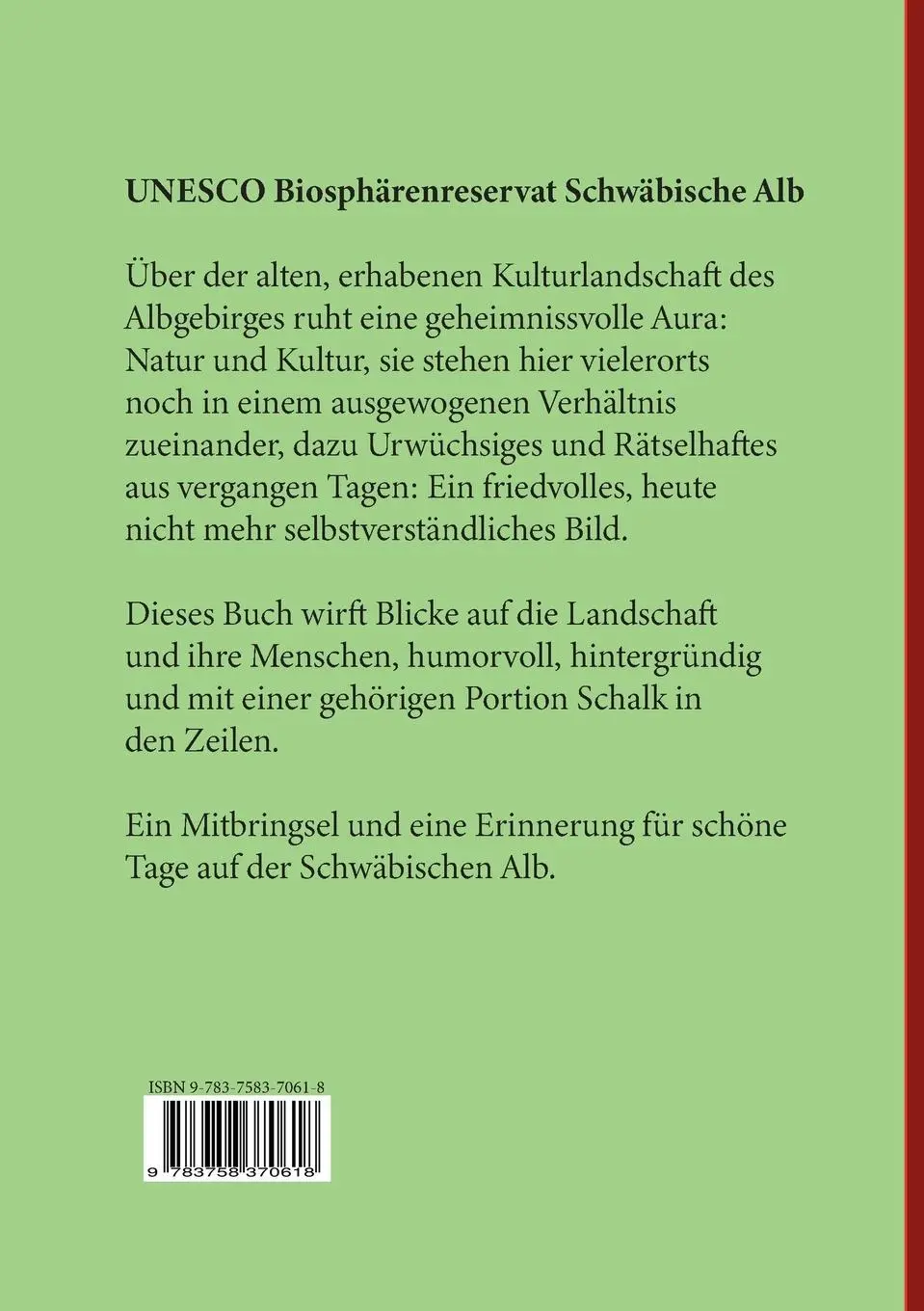 Rückseite: 9783758370618 | Albarium | Unesco Biosphärenreservat Schwäbische Alb | Schildge | Buch
