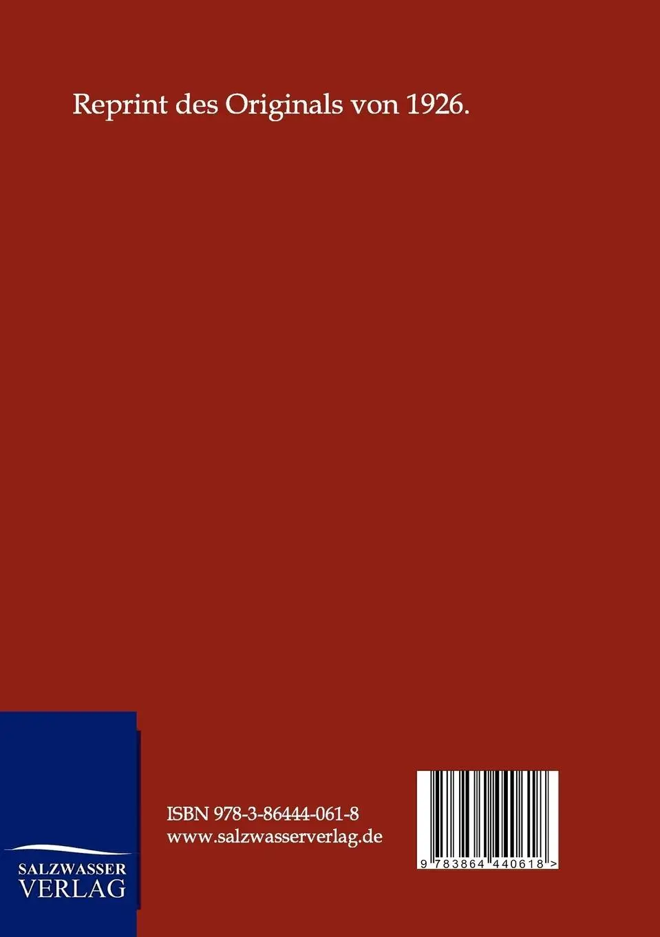 Rückseite: 9783864440618 | Sturmsee und Brandung | Franz Graf von Larisch-Moennich | Taschenbuch