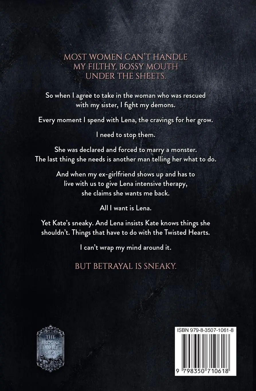 Rückseite: 9798350710618 | Web of Betrayal | A Forced Proximity Dark Family Saga | Maggie Cole