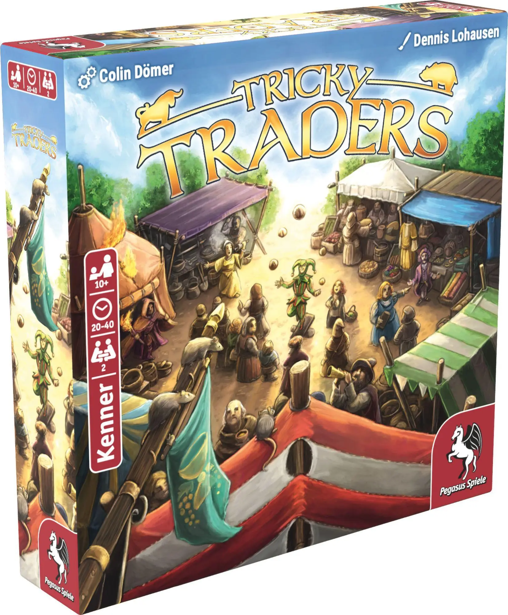 Cover: 4250231740718 | Tricky Traders | Spiel | 18800G | Deutsch | 2025 | Pegasus Spiele GmbH