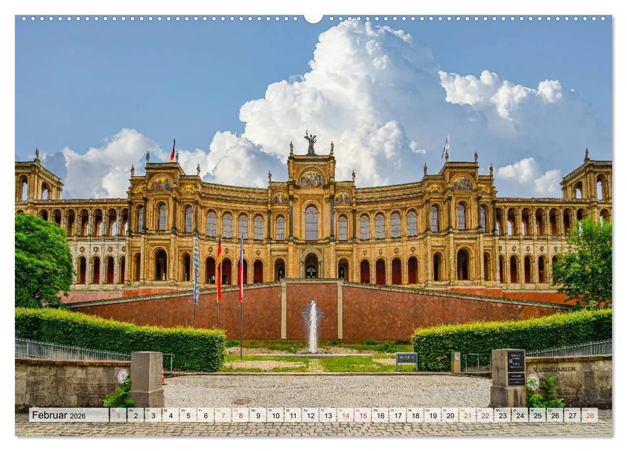 Bild: 9783457780718 | München Impressionen (Wandkalender 2026 DIN A2 quer), CALVENDO...