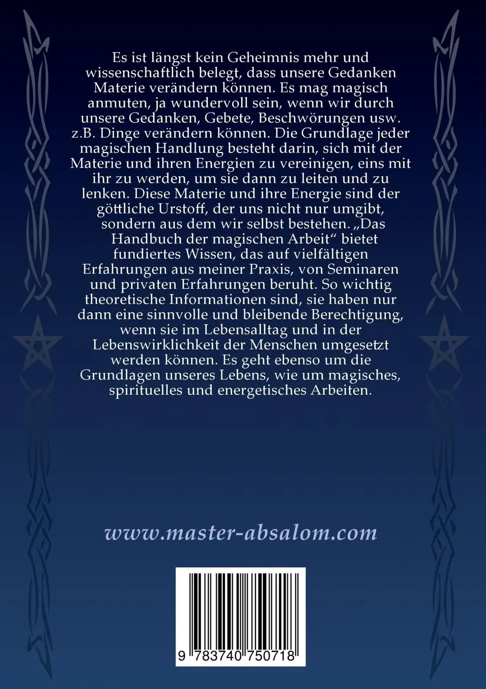 Rückseite: 9783740750718 | Das Handbuch der magischen Arbeit | Grundlagen der magischen Arbeit