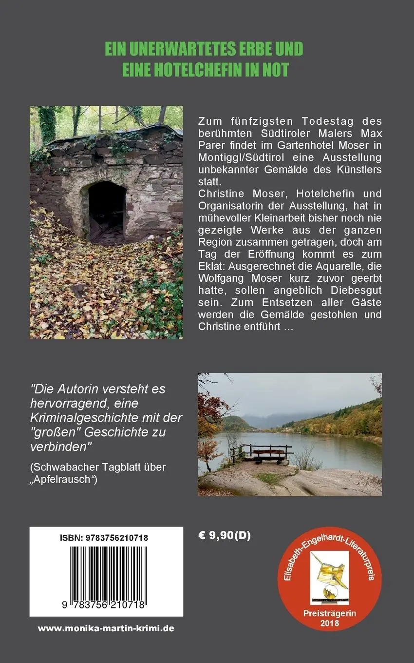 Rückseite: 9783756210718 | Diebesgut | Commissario Pagani ermittelt im Südtiroler Unterland