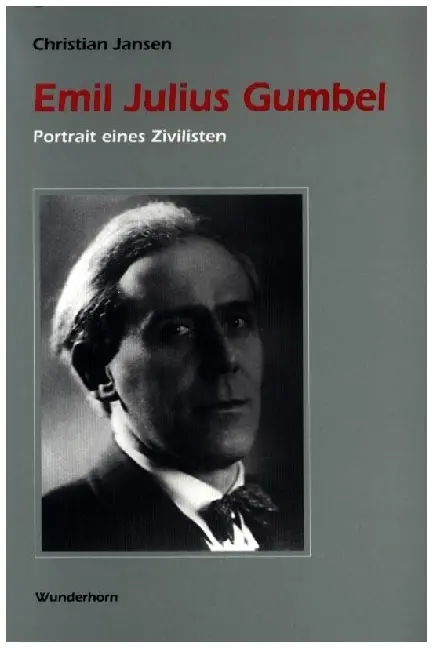Cover: 9783884230718 | Emil Julius Gumbel | Porträt eines Zivilisten | Christian Jansen