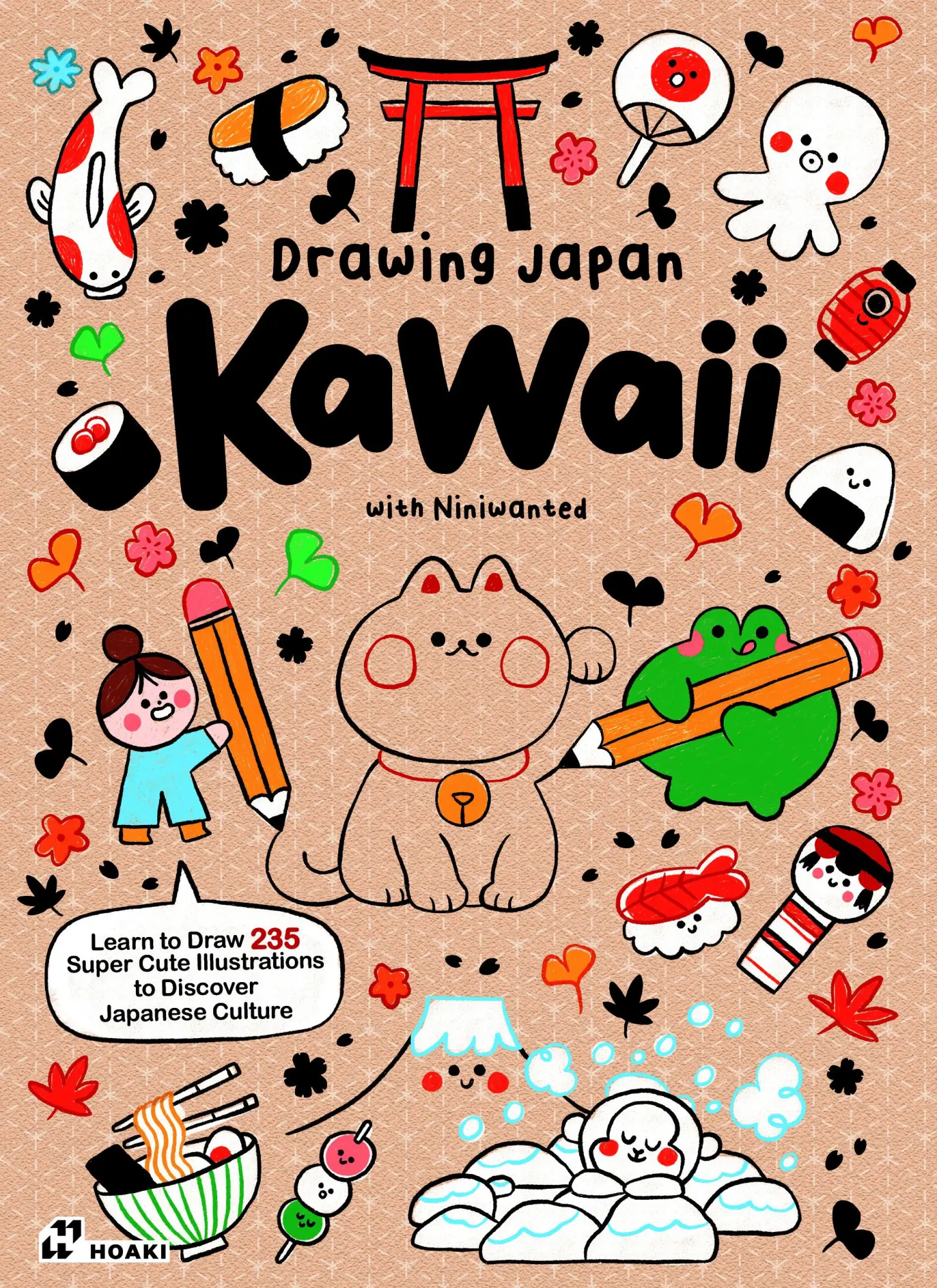 Cover: 9788410650718 | Drawing Japan Kawaii | 235 illustrations to discover Japanese culture