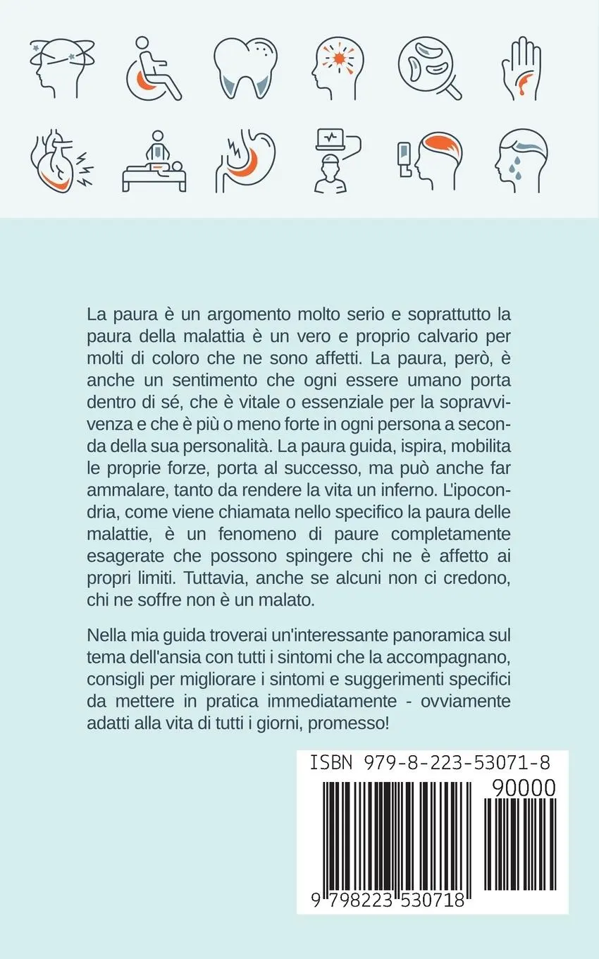 Rückseite: 9798223530718 | L'ipocondria, la paura della malattia | Maike Ahlers | Taschenbuch