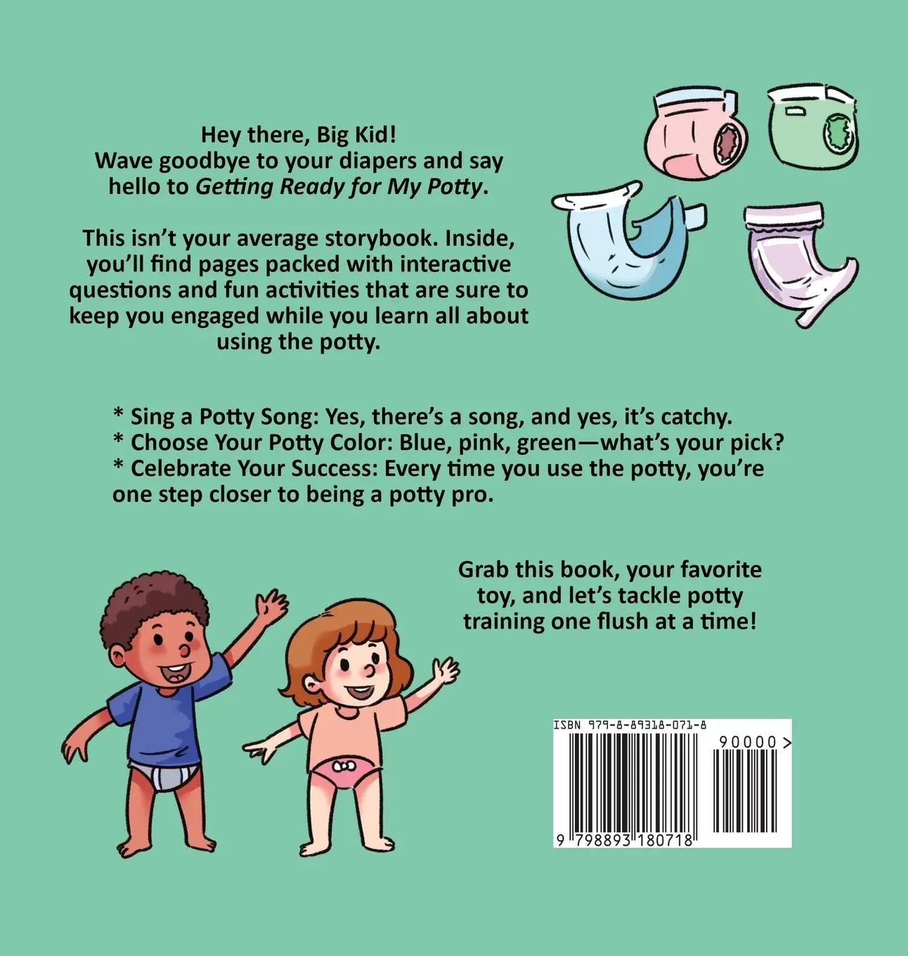 Rückseite: 9798893180718 | Getting Ready for My Potty | A Potty Training Book for Kids | Buch