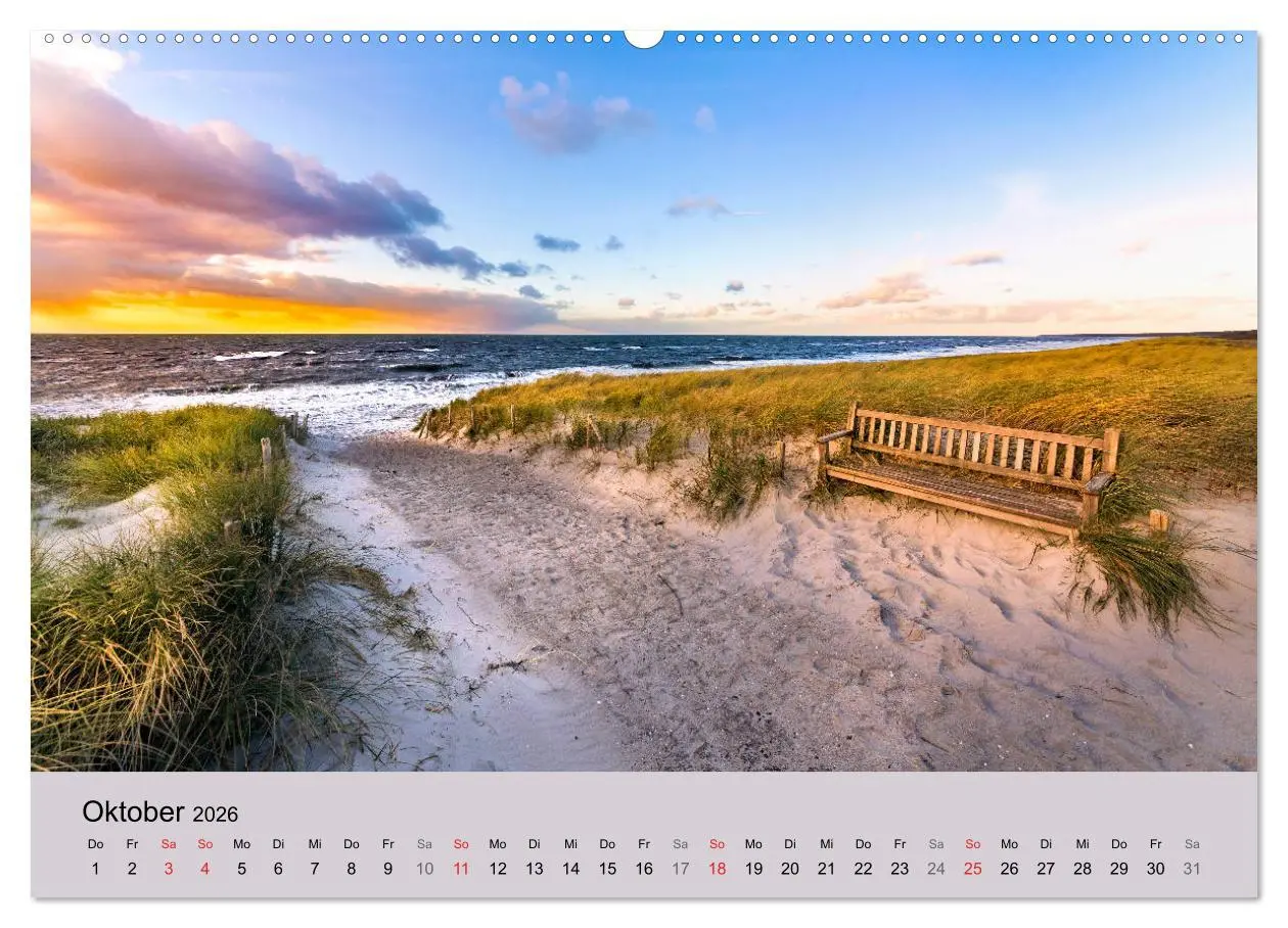 Bild: 9783457840818 | STRANDLUST: Fischland-Darß-Zingst (Wandkalender 2026 DIN A2 quer),...