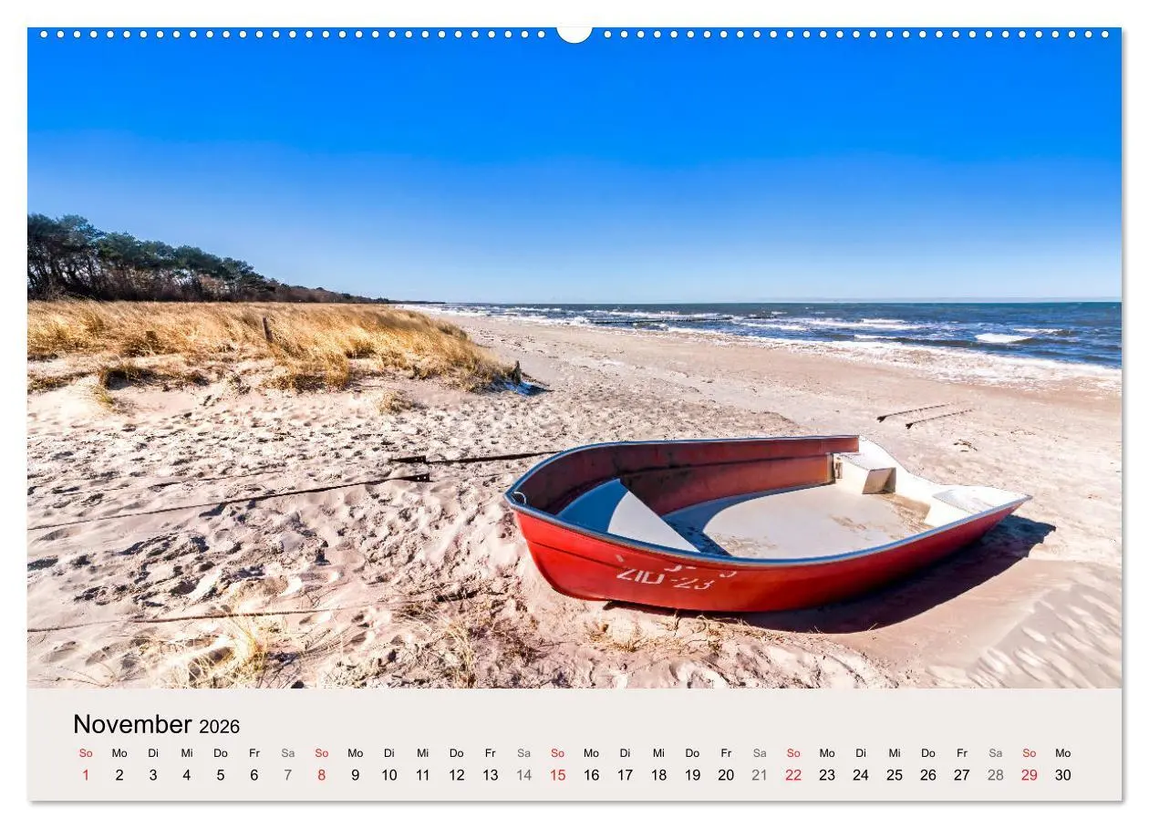 Bild: 9783457840818 | STRANDLUST: Fischland-Darß-Zingst (Wandkalender 2026 DIN A2 quer),...
