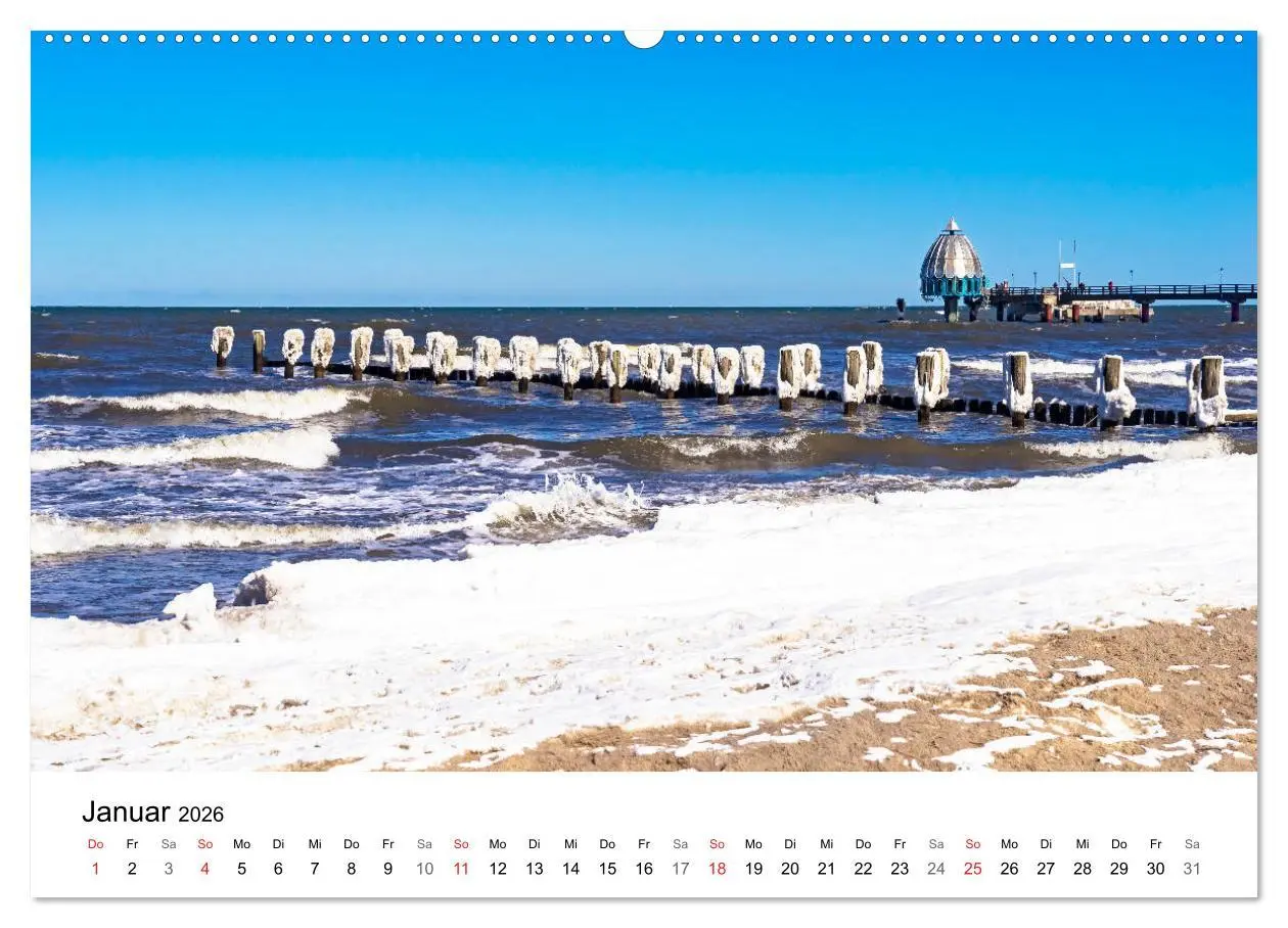 Bild: 9783457840818 | STRANDLUST: Fischland-Darß-Zingst (Wandkalender 2026 DIN A2 quer),...